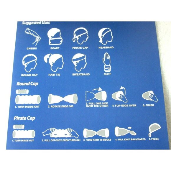 Louisiana State Tigers LSU NCAA Multi Purpose SuperDana Neck Gaiter Logo Scarf - Picture 5 of 5